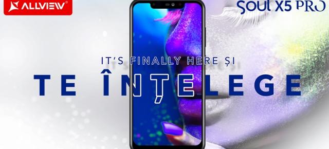 Allview Soul X5 Pro este lansat oficial drept primul smartphone cu AI al brașovenilor; Aduce și recunoaștere facială 3D