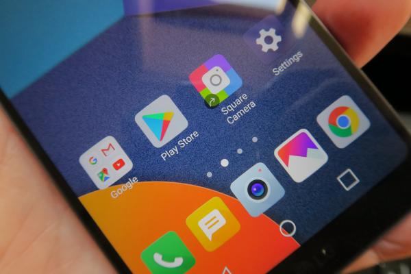 LG G6: OS, UI aplicaţii la pătrat, cu pătrate