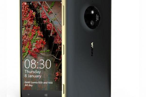 Lumia 830 și Lumia 930 primesc versiuni cu margini aurii