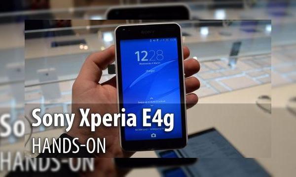 MWC 2015: Sony Xperia E4g hands-on - telefon accesibil cu baterie puternică şi 4G LTE (Video)