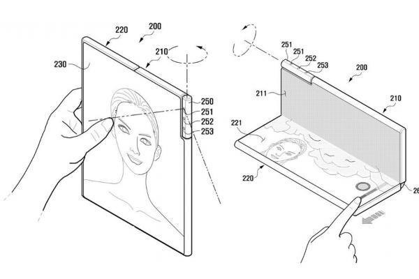 Samsung a brevetat un telefon pliabil cu un modul de cameră rotativ; Iată cum funcționează