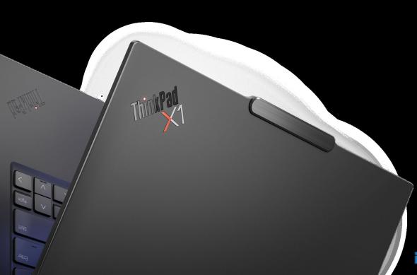 ThinkPad X1 Carbon Gen 13 Aura Edition: 02_ThinkPad_X1_Carbon_13_Black_Communications_bar_close_up.jpg
