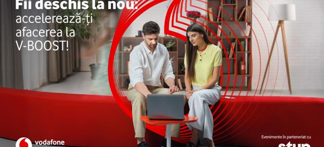Vodafone Business, BT și Stup lansează V-BOOST, o inițiativă de educație digitală; Evenimente gratuite pentru cei care administrează afaceri la început de drum