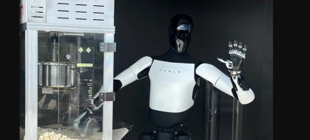 Restaurantul retro-futurist Tesla Dinner din Los Angeles își întâmpină clienții cu roboți care servesc popcorn, este deschis 24/7