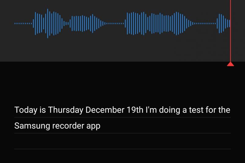 Funcția AI de voce transcrisă în text de pe noile telefoane Google, e disponibilă la Samsung de cel puțin 2 ani: Screenshot_20191219-205506_Voice Recorder.jpg