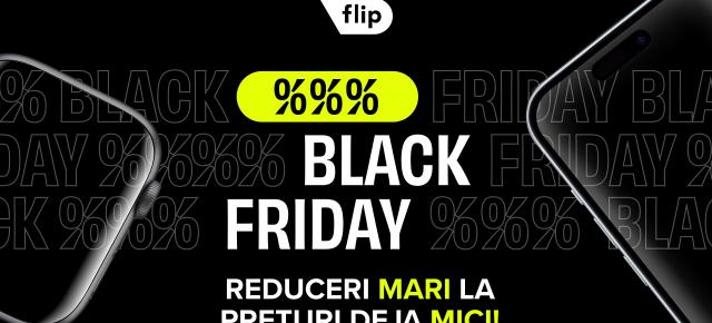Black Friday pe Flip.ro: vânzări de peste 35 milioane lei și interes uriaș pentru iPhone-urile premium recondiționate