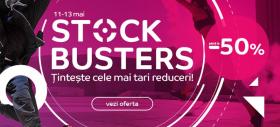 eMAG Stock Busters te așteaptă în perioada 11-13 mai cu reduceri de până la 50%; Iată cele mai tari oferte