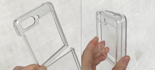 Husa lui Samsung Galaxy Z Flip 5 își face apariția într-un clip video; Designul noului pliabil cu clapetă e confirmat