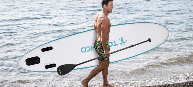Ești gata de aventură? Pe Cafago găsești astăzi set paddleboard la sub 750 de lei cu livrare din depozit european