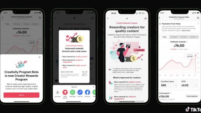 <b>TikTok plătește creatorii de conținut prin programul Creator Rewards; Cum te califici? </b>TikTok își dorește să stimuleze creatorii de conținut să fie mai activi pe platforma sa și va lansa un program de monetizare numit Creator Rewards. Acesta va folosi 4 metrici cheie pentru a stabili cât sunt plătiți creatorii, inclusiv 