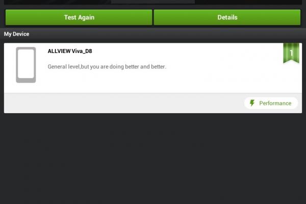 Allview Viva D8 - Benchmark-uri