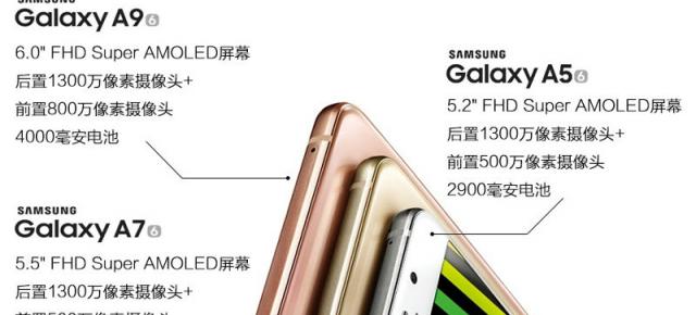 Samsung Galaxy A9 detaliat pe Weibo; Vine cu baterie de 4000 mAh, ecran Full HD de 6 inch şi CPU Snapdragon 620