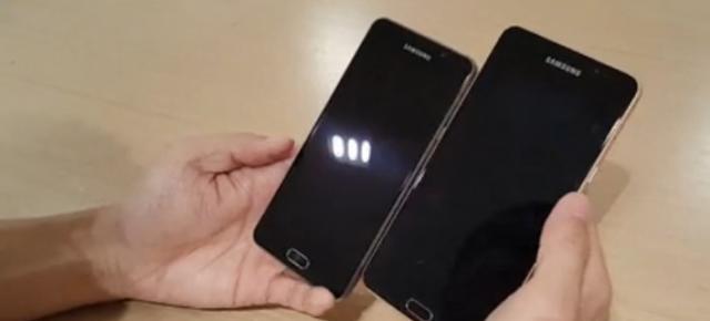 Phablet-ul Samsung Galaxy A9 apare într-un clip hands-on alături de noul Galaxy A7 2016 (Video)