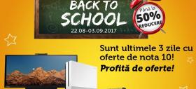 Promoția evoMAG Back 2 School continuă! Încă 3 zile cu reduceri atractive la o gamă largă de produse!