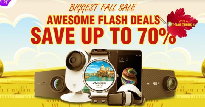<b>GeekBuying întâmpină toamna cu reduceri atractive până pe 4 septembrie; iată câteva dintre cele mai atractive produse!</b>Dacă anterior vă vorbeam despre campania organizată de către GeekBuying, cea înainte de toamnă, iată că acum se desfășoară și promoția principală, cea babană să spunem. Aceasta are loc în perioada 28 august - 4 septembrie și avem parte de 