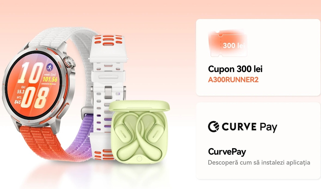 Cadoul perfect de Paște? Huawei Watch GT Runner 2 vine cu oferta care face diferența