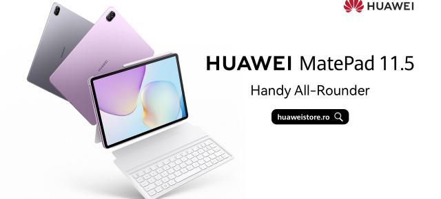 Huawei MatePad 11.5 (2025) ajunge în România cu ecran PaperMatte, funcții de productivitate și cupon de 500 lei pentru comunitatea Mobilissimo