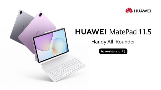 <b>Huawei MatePad 11.5 (2025) ajunge în România cu ecran PaperMatte, funcții de productivitate și cupon de 500 lei pentru comunitatea Mobilissimo</b>Huawei aduce pe piața din România tableta MatePad 11.5 (2025), disponibilă în două versiuni - una standard și una cu ecran PaperMatte, tehnologie care reduce reflexiile și imită senzația de scris pe hârtie. Am testat deja acest model, iar recenzia detalia