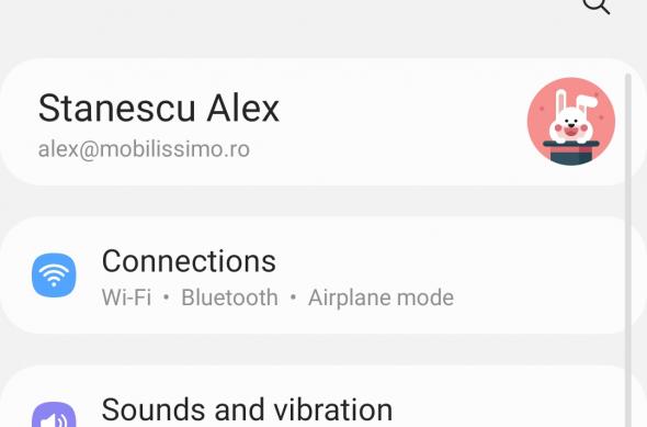 Galerie capturi de ecran Samsung Galaxy A52 5G (Screenshots intefață grafică): Screenshot_20210407-145635_Settings.jpg
