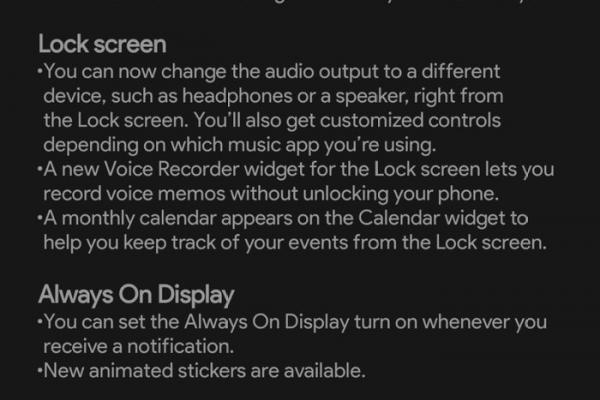 One UI 4.0 Beta Changelog