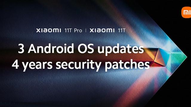 <b>Xiaomi 11T și 11T Pro vor primi trei actualizări majore Android și patru ani de update-uri de securitate</b>În ultimii ani tot mai mulți producători de telefoane Android promit o perioadă îndelungată de actualizări pentru terminalele lor. Dacă facem o medie, cele mai multe companii oferă două actualizări majore ale sistemului de operare și 3 ani de suport