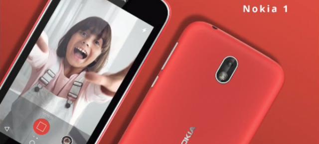 MWC 2018: Nokia 1 anunţat oficial - cel mai ieftin telefon cu Android (Go) din lume