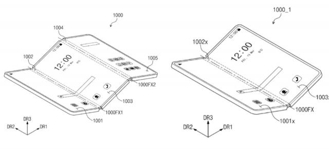 Cum ar putea arăta smartphone-ul triplu pliabil Samsung? Descoperim pe seama unui brevet