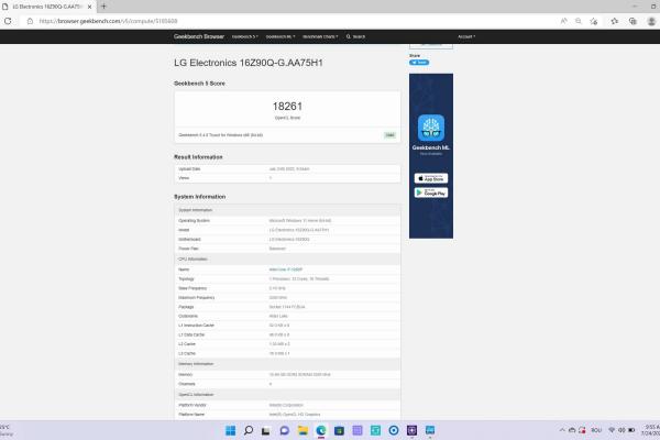 LG Gram 16Z90Q - Screenshots
