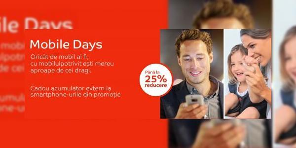 eMAG Mobile Days vine cu promoții speciale și cadouri la achiziția smartphone-urilor incluse în ofertă