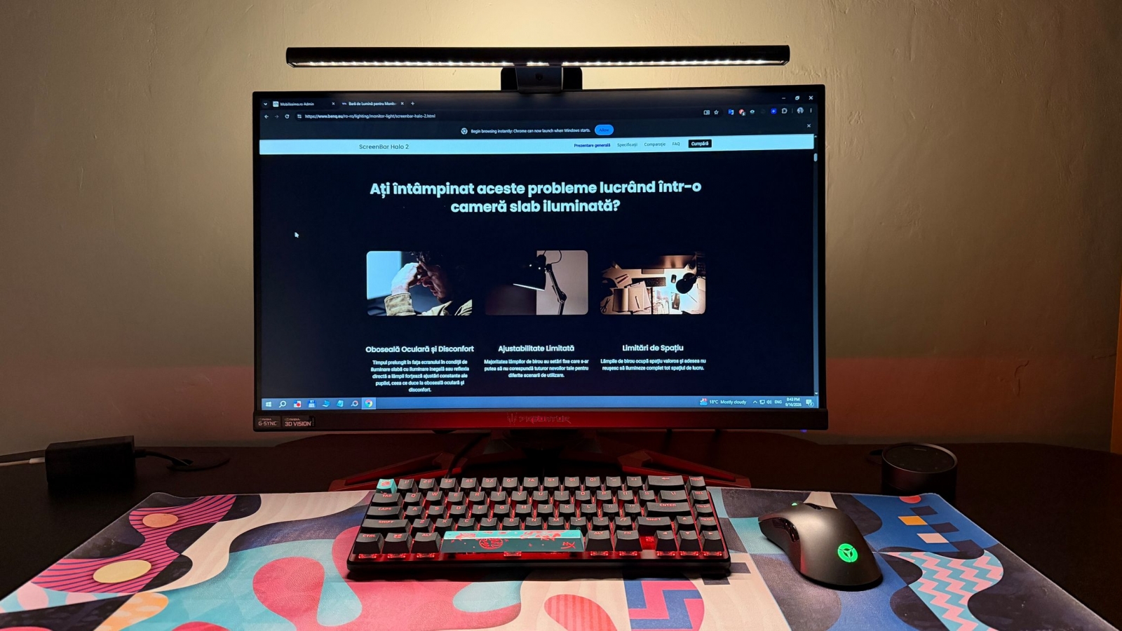 BenQ ScreenBar Halo 2 - Design (galerie)
