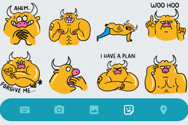 Pachetele de stickere Google Allo se dezvăluie şi sunt haioase: tauri musculoşi NSFW, viermişori şi prăjituri