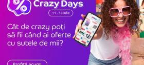 Crazy Days revine la eMAG în perioada 11-13 iulie cu oferte speciale la smartphone-uri, gadget-uri, electronice și alte mii de produse