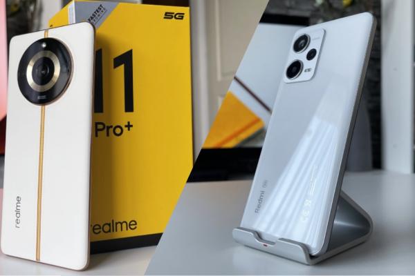 3 puncte unde realme 11 Pro+ se duelează la baionetă cu Redmi Note 12 Pro+: cameră, ecran, design