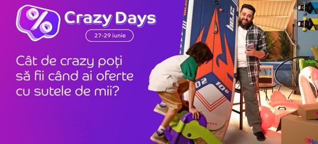 Crazy Days a început la eMAG, cu oferte bune în perioada 27-29 iunie: Laptopuri, smartphone-uri, accesorii, produse pentru casă acum la reducere - Recomandări de achiziție
