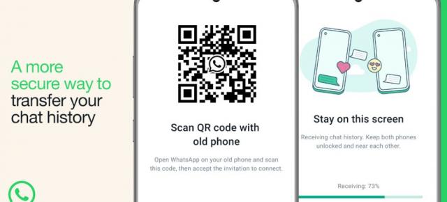 WhatsApp simplifică transferul de chat-uri între dispozitive și permite trimiterea de clipuri HD