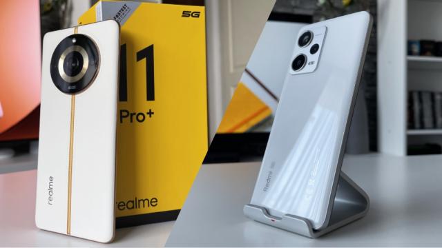 <b>3 puncte unde realme 11 Pro+ se duelează la baionetă cu Redmi Note 12 Pro+: cameră, ecran, design</b>Atunci când s-a lansat realme 11 Pro+ pe 20 iunie în România imediat m-am gândit că e un rival excelent pentru Redmi Note 12 Pro+. Nu de alta, dar ambele sunt telefoane midrange cu procesoare MediaTek puternice şi camere de 200 megapixeli redutabile