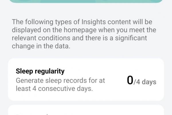 OnePlus Watch 3 - Opțiuni OHealth
