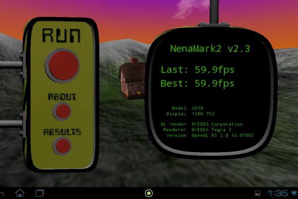 Acer Iconia Tab A510 - Benchmark-uri