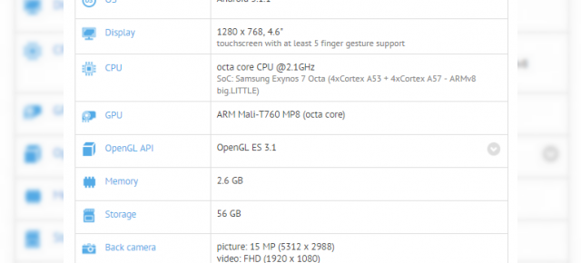Samsung Galaxy Golden W2016 își dezvăluie specificațiile prin GFXBench; terminal cu clapetă ce vine cu 3 GB RAM