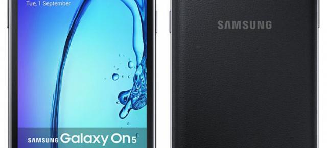 Samsung Galaxy On5, un nou telefon entry level îşi face apariţia pe site-ul Samsung din greşeală