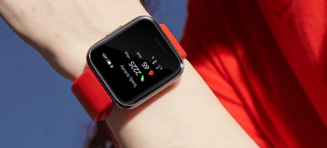 Oppo anunţă lansarea lui Realme Watch; Ceas cu design de Apple Watch, ecran de 1.4 inch, senzor SpO2 și autonomie de 9 zile