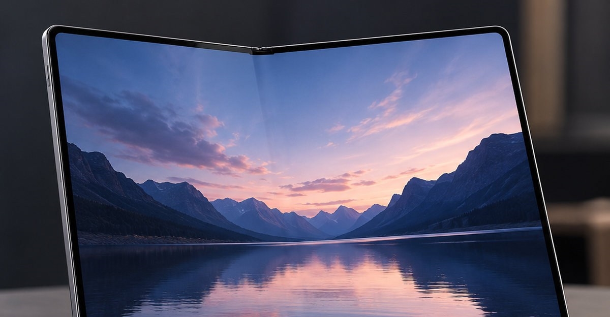 Samsung ar pregăti o tabletă pliabilă uriașă: 17 inch deschisă, 8 inch când o închizi