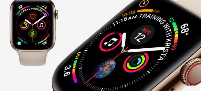 Apple Watch Series 4 este cel mai bine dotat ceas din lume, are EKG, ecran mai mare cu 30%