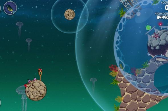 Angry Birds Space Pig Dipper review: 30 de nivele noi, gravitația Întâlnește gameplay-ul acvatic (Video): screenshot_2013_01_11_20_01_41.jpg