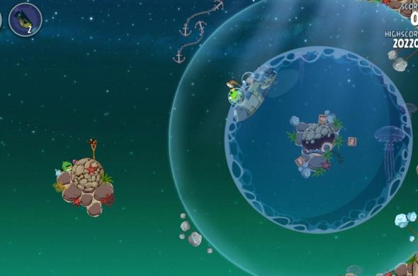 Angry Birds Space Pig Dipper review: 30 de nivele noi, gravitația Întâlnește gameplay-ul acvatic (Video): screenshot_2013_01_11_20_03_36.jpg