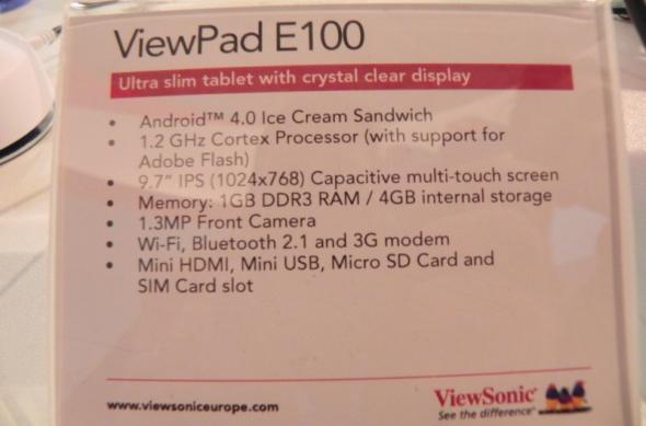 MWC 2012: ViewSonic ViewPad E100 preview - tableta Android 4.0 cu interfață 3D arătoasă (Video): dscn0712jpg.jpg