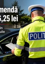 Punctul-amendă urcă la 216,25 lei - amenzile rutiere devin mai scumpe de la 1 iulie