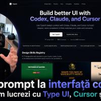 De la prompt la interfață grafică coerentă - cum lucrezi cu Type UI, Cursor și MCP