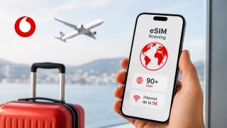 Vodafone EASY introduce eSIM Roaming pentru peste 90 de țări, cu pachete de internet disponibile de la 5 euro