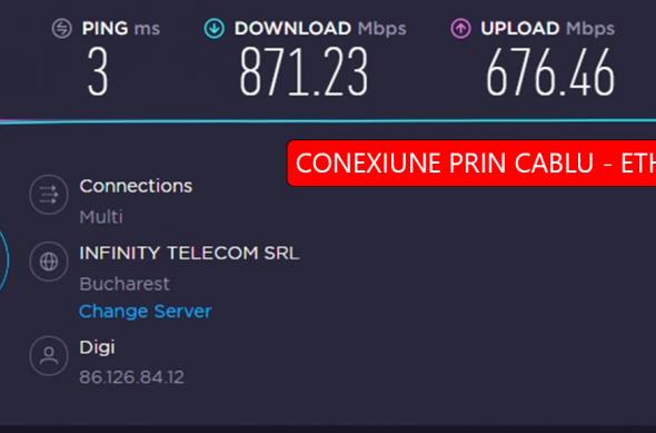 Test viteză - Router Mercusys MR70X: Test_cablu.jpg